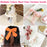 Modacraft 9 Rolls Handmade Fringe Chiffon Silk Ribbon Gauze 1.5" x 18Yd in 9 Colors for Wedding Bridal Bouquet Ribbon for Christmas Gift Wrapping Ribbon Sage Fabric Ribbons DIY Home Decor