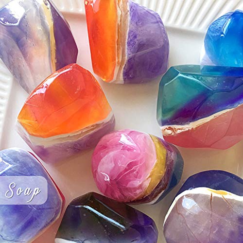 Mica Powder Pure 53 Color - Metallic Epoxy Resin Color Pigment - Cosmetic Grade Slime Coloring - Natural Soap Dye for Soap Making Kit, Candle Dye, Bath Bomb Colorant, Paint, Nail Art - 0.18oz Each
