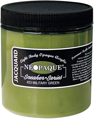Jacquard Neopaque Acrylic Paint 8Oz-Military Green