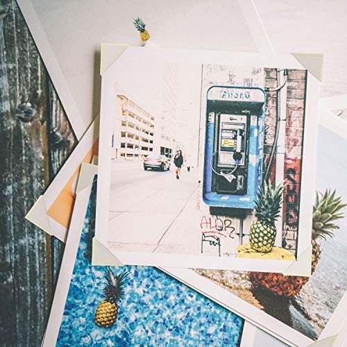 Premium 2040 Pcs 20 Sheets Transparent Photo Corners Stickers Self Adhesive for Notebook Personal Journal Picture Album Diary DIY Scrapbook Craft