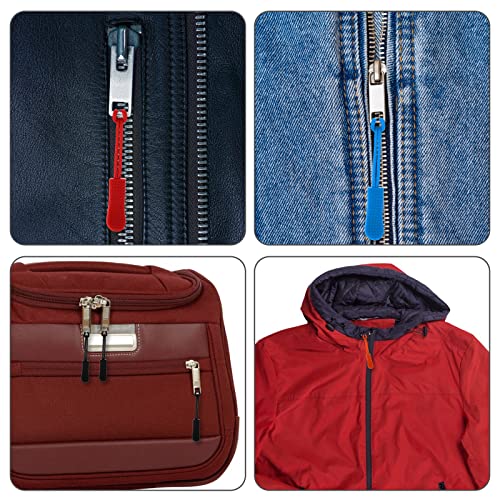 50 PCS Zipper Pulls, Replacement Nylon Cord Zipper Extension Pulls Zipper Tab Zipper Tags Cord Pulls for Backpacks, Luggage, Jackets, Purses, Handbags (25 Colors)