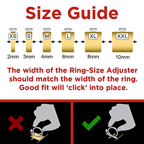 Ringo Invisible Ring Size Adjuster for Loose Rings (Multi 10-Pack)