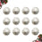 MILISTEN 30pcs Round Metal Hollow Out Button Coat Buttons Flat Buttons Jacket Button Trousers Buttons Sewing Buttons Silver 20mm