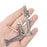 Honbay 4PCS Alloy Mermaid Skeleton Charms Pendant for Jewelry Making or DIY Crafts