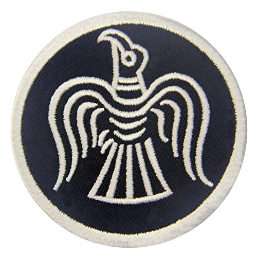 Rare Norse Viking Raven Runes Odin God of War Patch Embroidered Morale Applique Iron On Sew On Emblem