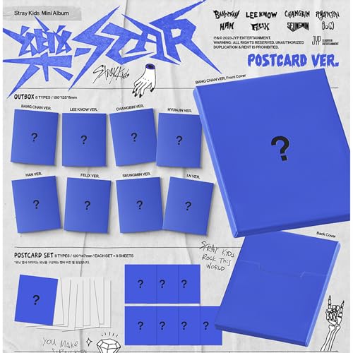Stray Kids - 樂-Star [Postcard VER.] Album+Pre-Order Benefit (Felix ver.)