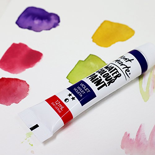 MONT MARTE Watercolour Paints 12pce x 12ml