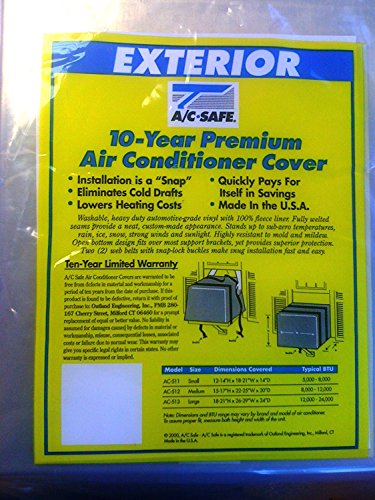 AC-Safe Large C Safe Exterior Cover Window Air Conditioners, Neutral