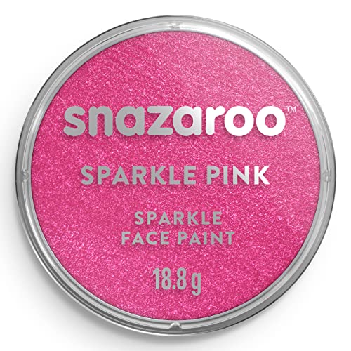 Snazaroo Classic Face and Body Paint, 18ml, Sparkle Pink