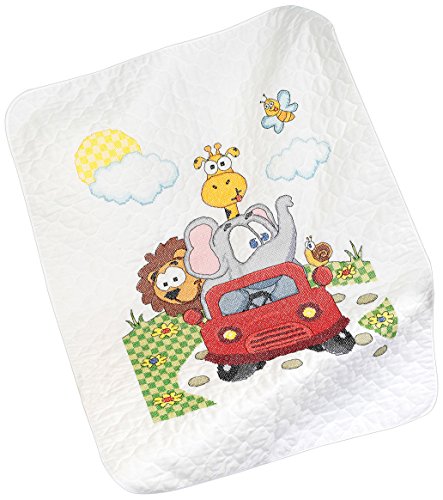 Janlynn Animal Fun Ride Baby Quilt