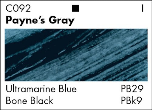 GRUMBACHER Academy Acrylic Paint Color: Paynes Gray, Size: 254 oz (C092P)