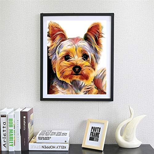 KTHOFCY 5D DIY Diamond Painting Kits for Adults Kids Dog Full Drill Embroidery Cross Stitch Crystal Rhinestone Paintings Pictures Arts Wall Decor Painting Dots Kits 15.7X11.8 in