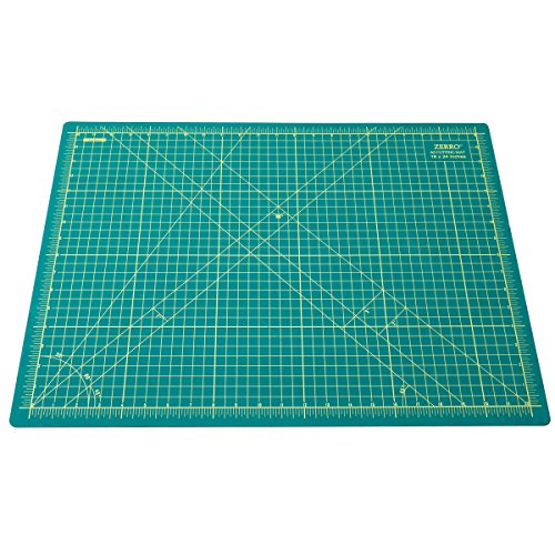 ZERRO Self-Healing Cutting Mat Professional Double Sided Thick 5-Ply with Imperial/Metric 18" x 24" (A2)