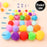 Pllieay [510 Pcs] 360 Pieces Assorted Size Pom Poms + 150PCS Self-Adhesive Wiggly Eyes for Puff Balls Kids' Art, Craft Projects, Christmas Decoration