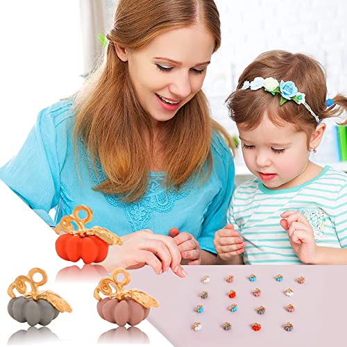 BENOSPACE 20Pcs Thanksgiving Pumpkin Pendant Halloween Pumpkin Charms3D Pumpkin Alloy Charms Jewelry DIY Making Accessory for Earring Bracelet Necklace Halloween Thanksgiving Decoration