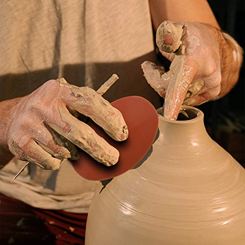 3 PCS 3 Size Mud Clay Tools Rib Pottery Clay Ribs Soft Rubber Pottery Rib for Pottery and Clay Artists(3 PCS)