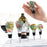 JIOFAVIU 5Pcs Wine Bottle Stopper Crystal Epoxy Silicone Mold with 5Pcs Stopper,Bottle Stopper Resin Molds Set2