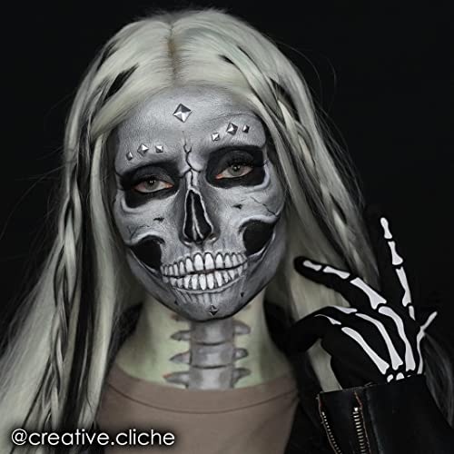 Mehron Makeup Paradise Makeup AQ Face & Body Paint (1.4 oz) (Metallic Silver)