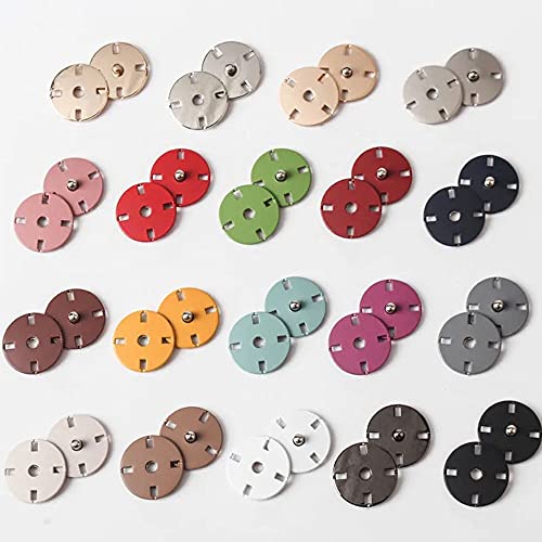 5Pcs/Set Snap Buttons Metal Buckle Buttons Invisible Buckle for Coat Clothing Sewing Accessories (#21 Royal Blue, 18mm)