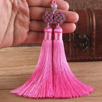 Gnognauq 40pcs Tassels Mixed 20 Colors Soft Silk Tassels for Earring Jewelry Making, DIY Craft Projects, Bookmarks