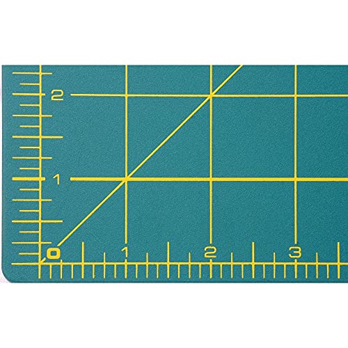 OLFA 18" x 24" Self Healing Rotary Cutting Mat (RM-SG) - Double Sided 18x24 Inch Cutting Mat with Grid for Quilting, Sewing, Fabric, & Crafts, Designed for Use with Rotary Cutters (Green)