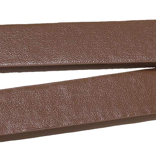 YQBOOM Length 23.6",3/4" Wide PU Leather Purse Handles Bag Handbag Strap,Purse Making Supplies (Brown)