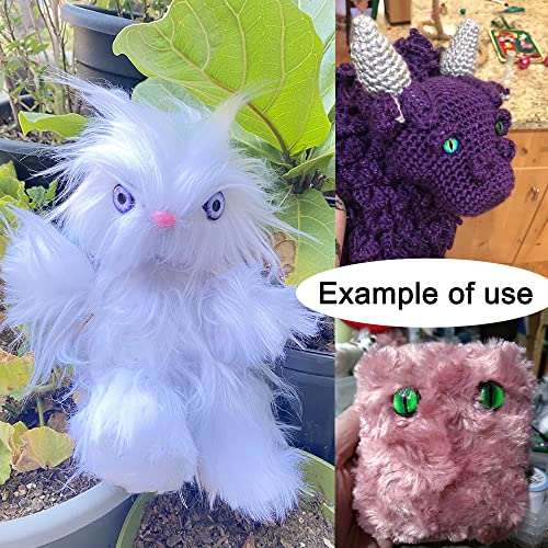 20 Pairs Dragon Eye Safety Eye for Stuffed Animal Doll Making with Washer Craft Eyes Teddy Bear Amigurumi Crochet Toy 24MM