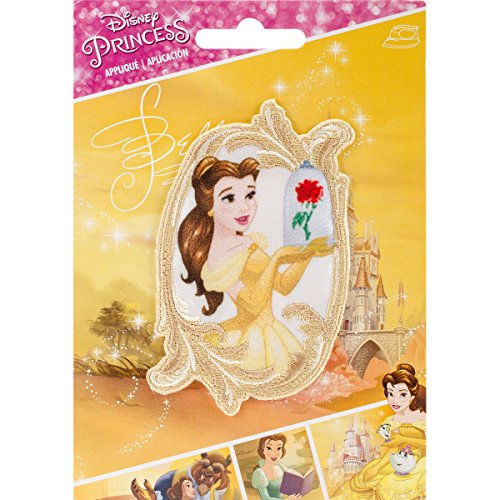 Simplicity Disney Princess Belle in Mirror Applique, 10.34 x 14.22 x 0.23 cm, Multi-Colour