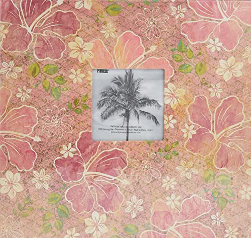 Pioneer 12x12 Tropical Frame Cover Scrapbook, Hibiscus