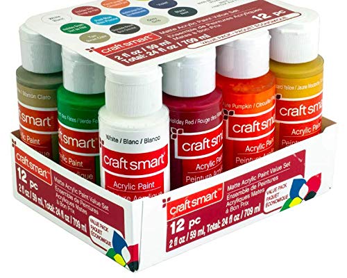Craft Smart Matte Acrylic Paint Value Set