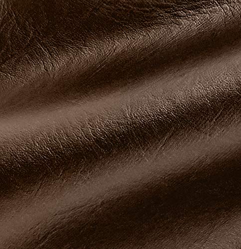 VViViD Brown Weatherproof Faux Leather Finish Marine Vinyl Fabric (5ft x 54")