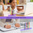 Multi-Purpose Desktop Organizers Silicone Cosmetic Storage Box, 5D Diamond Painting Pen Holder Sewing Tool Storage Box Desktop Storage Box for Brush,Art Supplies, Painting Brush and Craft(Purple)