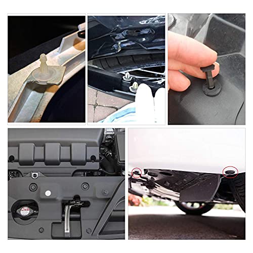 GOOACC 425 Pcs Car Body Retainer Clips Set Tailgate Handle Rod Clip & Fastener Remover - 19 Most Popular Sizes Auto Push Pin Rivets Set -Door Trim Panel Clips for GM Ford Toyota Honda Chrysler
