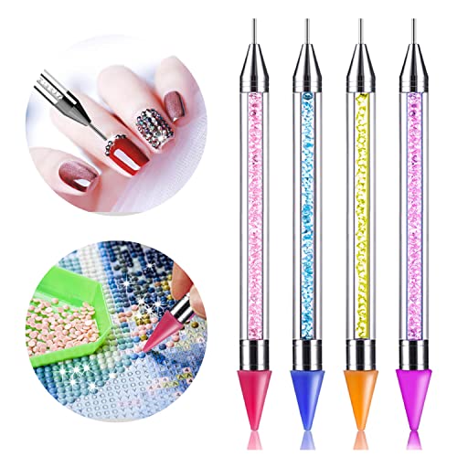 Diamond Painting Pens, No Wax Needed Diamond Painting Kits Diamond Painting Tools, Self-Stick Drill Pen with Double Heads, 5D Diamond Art Painting Accessories for Cross-Stitch Manicure and DIY