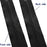 Sawoake 2PCS #5 16 Inch Separating Jacket Zippers for Sewing Coats Jacket Zipper Black Molded Plastic Zippers Bulk Tailor DIY Sewing Tools for Garment/Bags/Home Textile