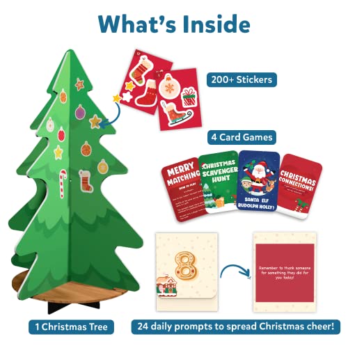 Skillmatics Countdown to Christmas Advent Calendar 2022 | Holiday Gifts for 5 to 12 Years | Includes exciting daily activities, games & a personal Christmas tree to decorate with sticker ornaments