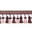 Fenghuangwu 6.5 Yard Handmade Tassel Fringe Trim, 8Cm/3.15Inch Diameter Hand Knitting Tassel Fringing Trimmings for DIY, Decor,Curtain Tablecloth Home Decoration-Purple