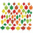 Colorations Colorful Foam Leaves, 500 Pieces, Assorted Colors & Sizes, Foam Shapes for Crafts, Precut Foam Leaf Shapes for Kids in Assorted Sizes, Ideal for Schools, Daycares, & Home Use, Kids Crafts