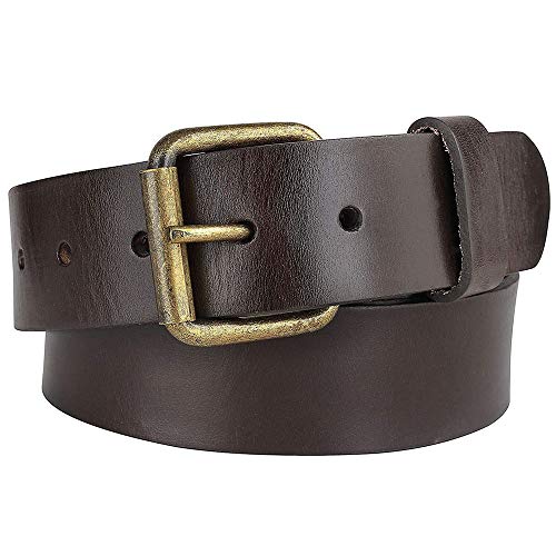 Hysagtek Brass Buckles 60 Pcs Roller Buckles Belts Hardware Pin Buckle for Bags Leather Belt Strap Hand DIY Accessories, 6 Size - 1.3'', 1.18", 1", 0.79", 0.67", 0.51" Bronze Metal