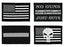 Thin Grey Line American Flag Patch 4-PK Set, Correctional Officer, 2x3 inch, Hook and Loop Fastener/Backing, Tactical Accessory for Clothing-Jackets-Hats-Backpacks