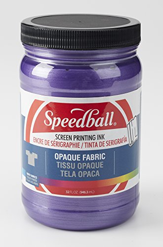Speedball Opaque Fabric Screen Printing Ink, 32-Ounce, Amethyst
