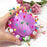 Honbay Handmade Product Chinese Traditional Style Needle Pin Cushion with 10 Kids (Purple)