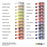 KINGART 500-48 22ml Set-Set of 48 Acrylic Paint, Unique Colors 48 Piece