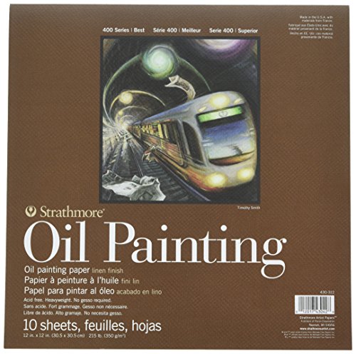 Strathmore 400 Series Oil Painting Pad 12"X12"-10 Sheets -62430312