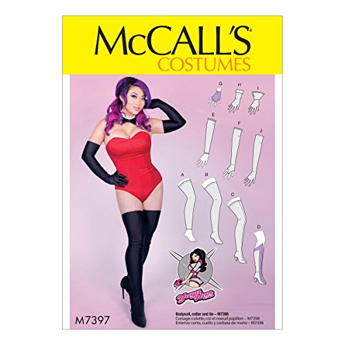 McCall's Patterns Misses' Gloves, Arm, Leg Warmers, Stockings and Boot Covers Sewing Pattern, One Size Only
