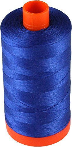 Aurifil Cotton Mako 50wt Medium Blue Thread Large Spool 1421 yard MK50 2735