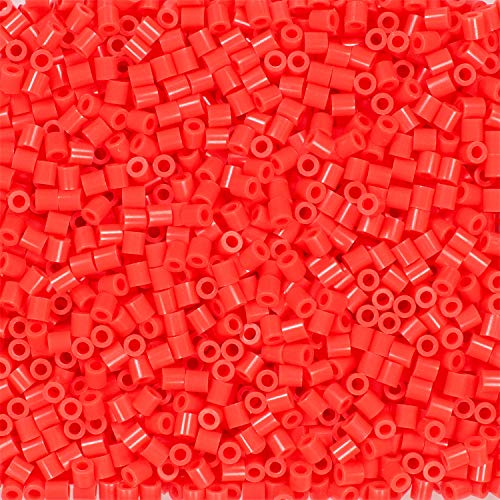 Perler Beads Fuse Beads for Crafts, 1000pcs, Hot Coral Pink