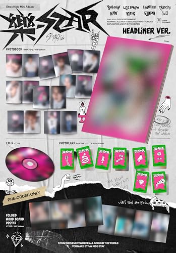 Stray Kids ROCK-STAR 8th Mini Album HEADLINER Ver