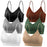 selizo Padded Bralettes for Women, 6 Pcs Sports Bras for Women Pack, V Neck Cami Bando Bra for Women Girls, L-XL