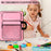 TreochtFUN Art Portfolio kids, Drawing Supply Bag 15x18 In For Children Art Lesson,Art Case Storage Sketchbook,Drawing Pencil,Art Set. (Pink)